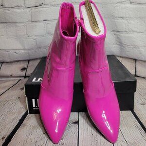 INC Ibrina Pointed Toe Sculpted Heel Dress Boots